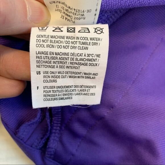 PUMA purple pullover jacket Sz XL - Picture 7 of 7